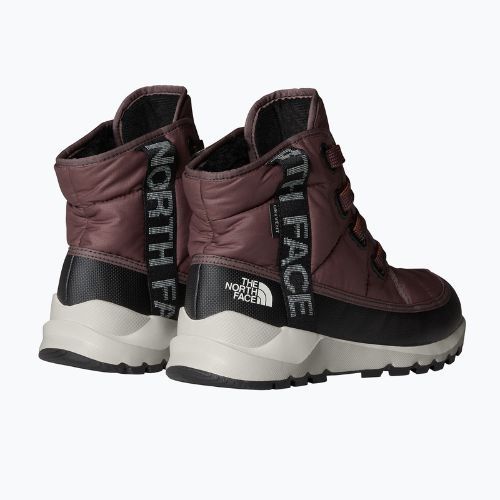 Śniegowce damskie The North Face Thermoball Lace Up Luxe Wp tawny quartz/burnt umber