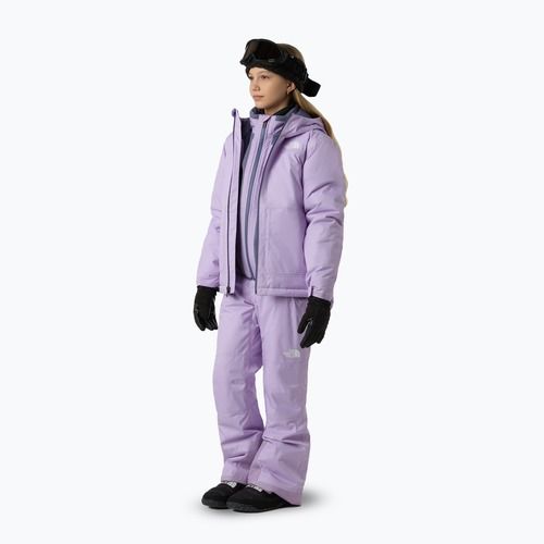Spodnie narciarskie dziecięce The North Face Freedom Insulated lite lilac