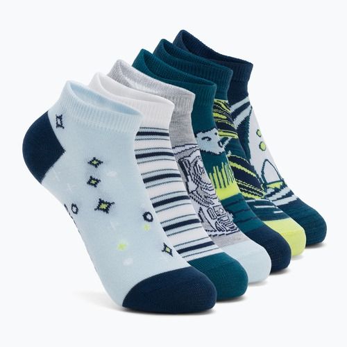 Skarpety dziecięce SKECHERS 1/2 Terry Low Cut 6 par teal