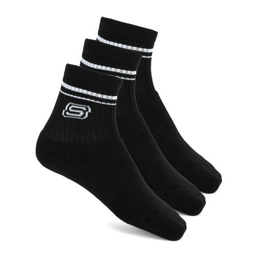Skarpety dziecięce SKECHERS Full Terry Low Crew 3 pary black