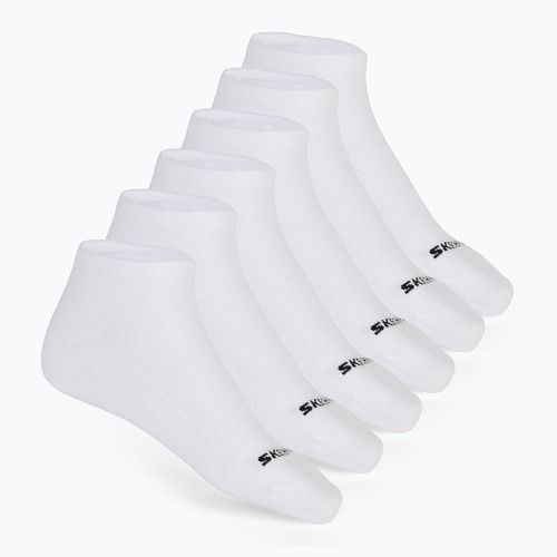 Skarpety męskie SKECHERS Non Terry Low Cut 6 par white traditional
