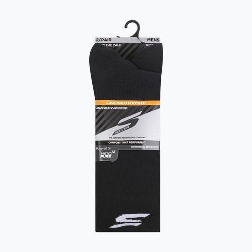 Skarpety męskie SKECHERS 1/2 Terry Over The Knee 2 pary black