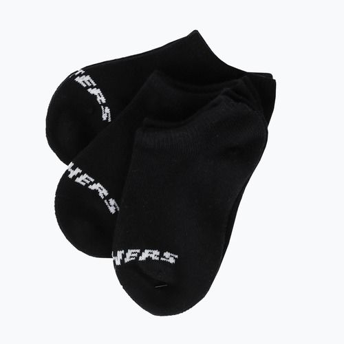 Skarpety dziecięce SKECHERS Non Terry No Show 3 pary black