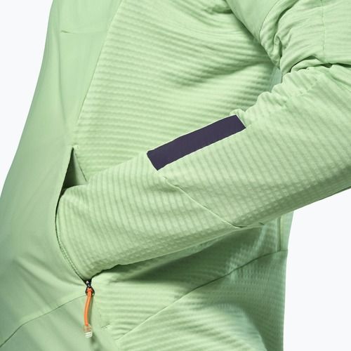Kurtka przeciwwiatrowa damska Salewa Pedroc Polarlite Wind Hood pastel green