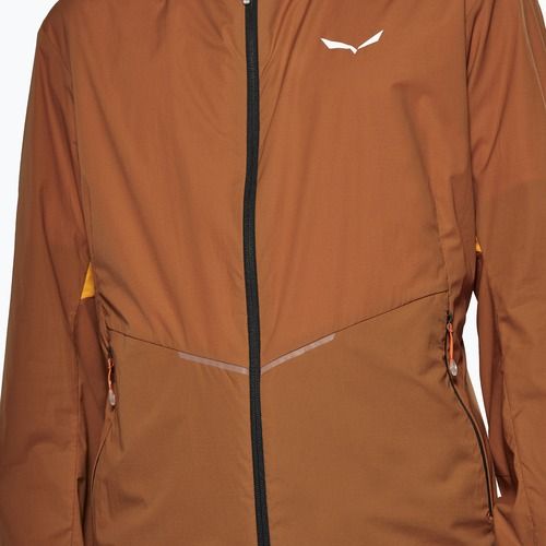 Kurtka przeciwwiatrowa męska Salewa Pedroc Wind Hood bombay brown