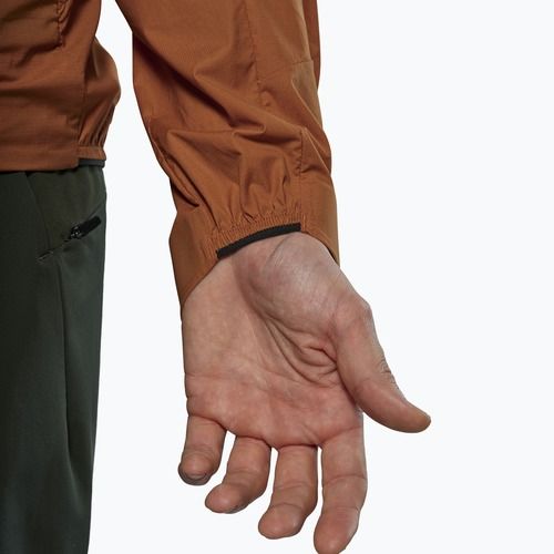 Kurtka przeciwwiatrowa męska Salewa Pedroc Wind Hood bombay brown
