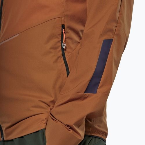 Kurtka przeciwwiatrowa męska Salewa Pedroc Wind Hood bombay brown