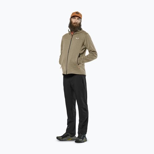 Bluza trekkingowa męska Salewa Puez Rocca Polarlite Hood quicksand