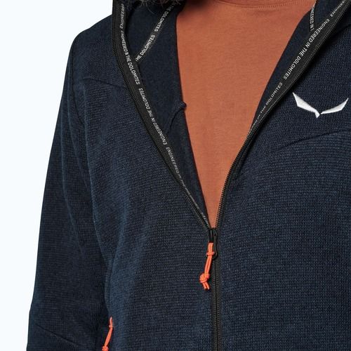 Bluza trekkingowa męska Salewa Puez Rocca Polarlite Hood navy blazer