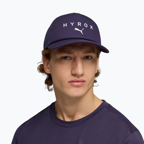 Czapka z daszkiem PUMA x HYROX Trucker purple