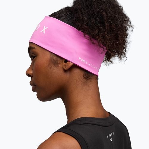 Opaska na głowę PUMA x HYROX Sweatband pink
