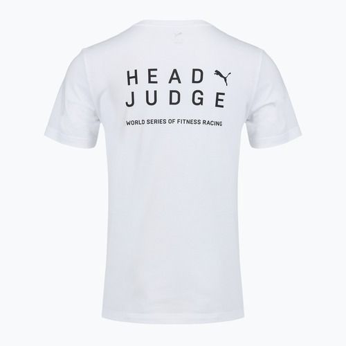 Koszulka treningowa męska PUMA Hyrox Head Judge white