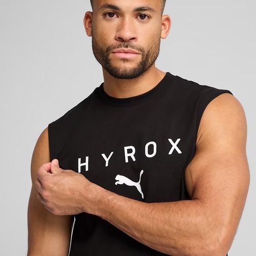 Koszulka treningowa męska PUMA x HYROX Cutoff Tank black
