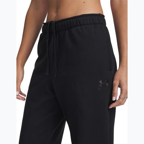 Spodnie treningowe damskie Under Armour Icon Vida Fleece Jogger black/black
