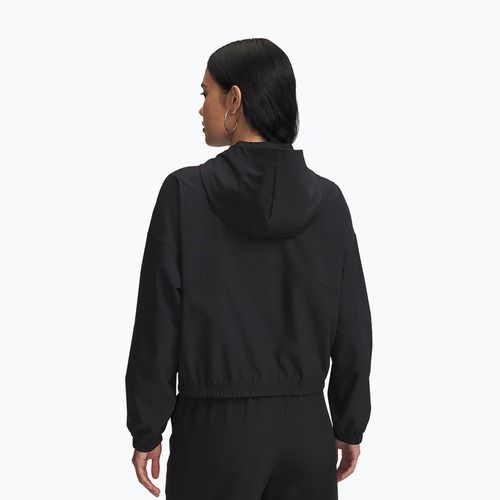 Kurtka damska Under Armour Rival Woven Hoody black/black/white