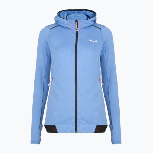 Bluza trekkingowa damska Salewa Pedroc PL Hooded morning blue