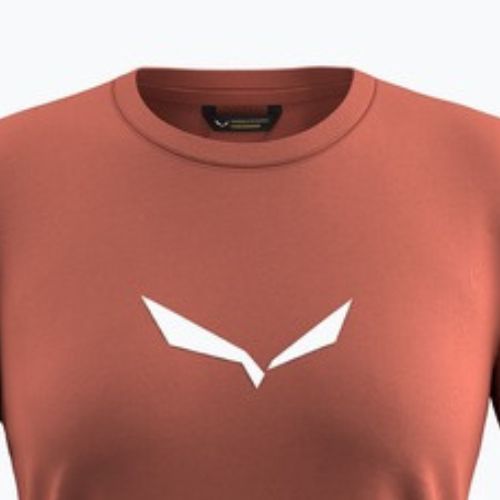 Koszulka damska Salewa Solid Dry etruscan red