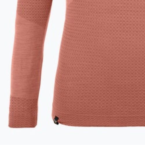 Bluza termoaktywna dziecięca Salewa Zebru Med Warm AMR etruscan red