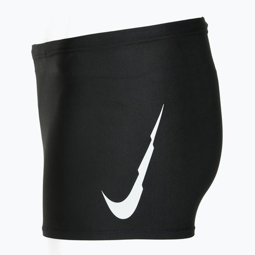 Bokserki pływackie dziecięce Nike Logo Graphic Square Leg black