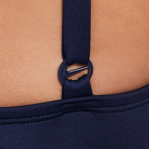 Strój pływacki jednoczęściowy damski Nike Essential V-Neck midnight navy