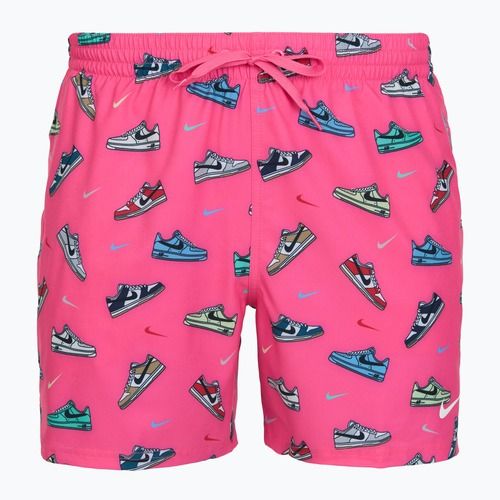 Szorty kąpielowe męskie Nike Multi Print 5" Volley pinksicle