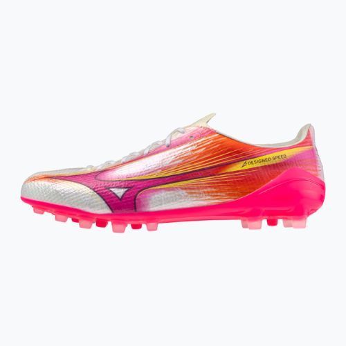 Buty piłkarskie Mizuno Alfa III Elite AG white/fuchsia purple