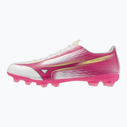 Buty piłkarskie Mizuno Alfa III Select FG white/fuchsia purple