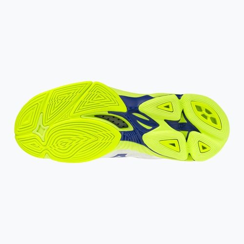 Buty do siatkówki Mizuno Wave Lightning Pro Mid white/lighting yellow/dazzling blue