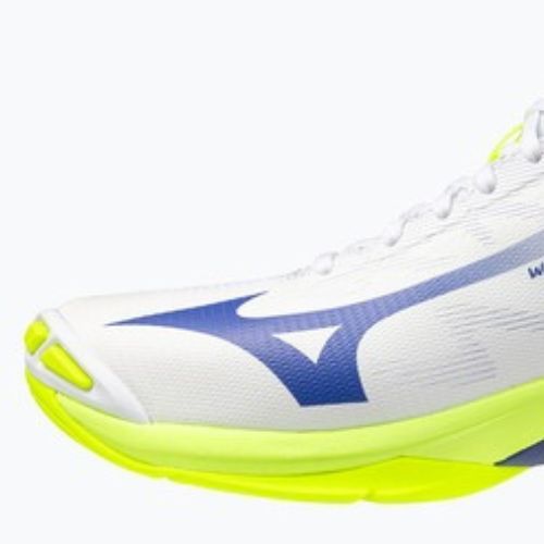 Buty do siatkówki Mizuno Wave Lightning Pro Mid white/lighting yellow/dazzling blue