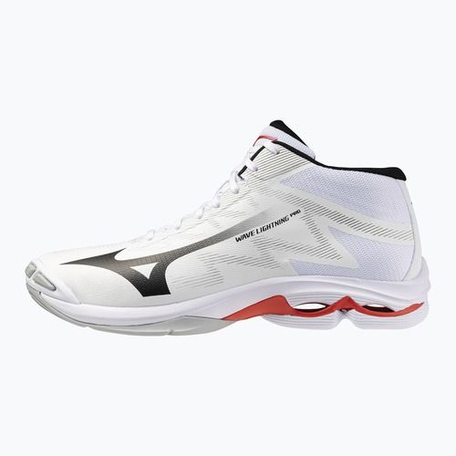 Buty do siatkówki Mizuno Wave Lightning Pro Mid white/black/fiery red