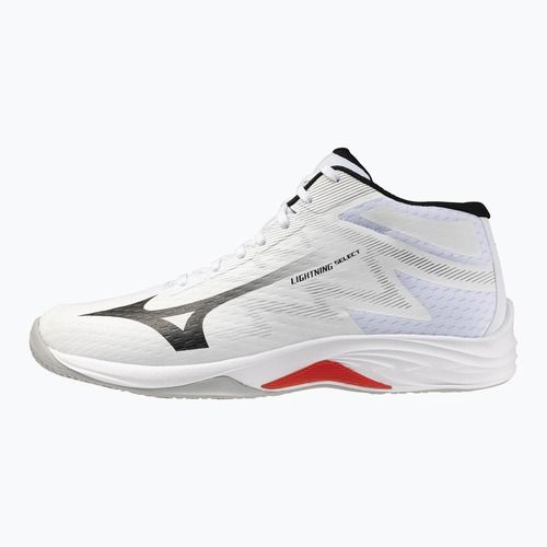 Buty do siatkówki Mizuno Lightning Select Mid white/black/fiery red