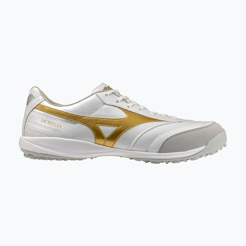Buty piłkarskie Mizuno Morelia Sala Pro TF white/football gold/galaxy silver