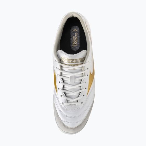 Buty piłkarskie Mizuno Morelia Sala Pro TF white/football gold/galaxy silver