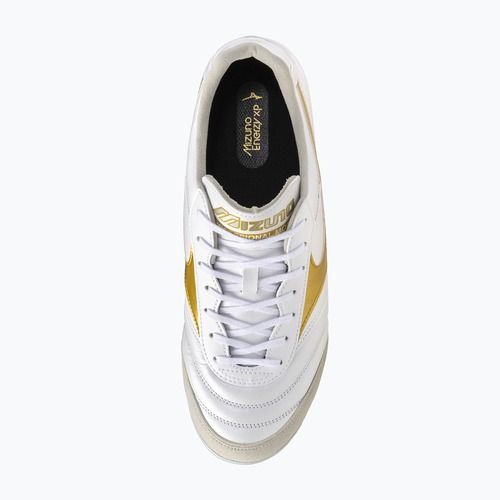 Buty piłkarskie Mizuno Morelia Sala Elite TF white/football gold/galaxy silver