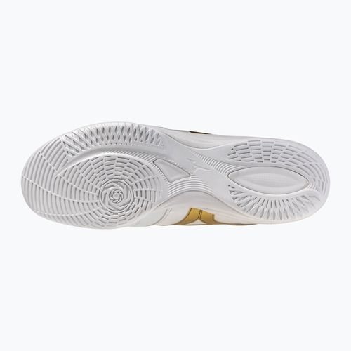 Buty piłkarskie Mizuno Morelia Sala Pro IN white/football gold/galaxy sil