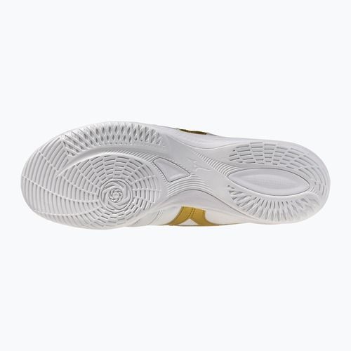 Buty piłkarskie Mizuno Morelia Sala Elite IN white/football gold/galaxy sil