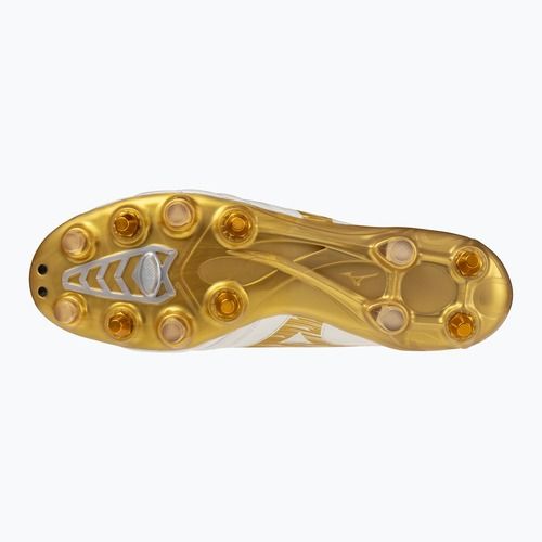 Buty piłkarskie Mizuno Morelia Neo IV Beta Elite Mix white/mp gold/cool gray 3c