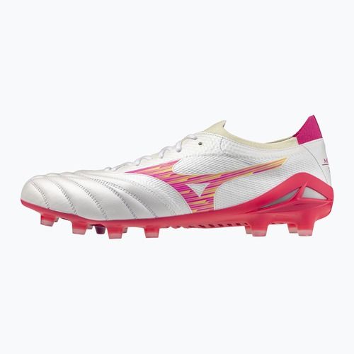 Buty piłkarskie Mizuno Morelia Neo IV Beta Elite FG white/pink tetra/fuchsia purple