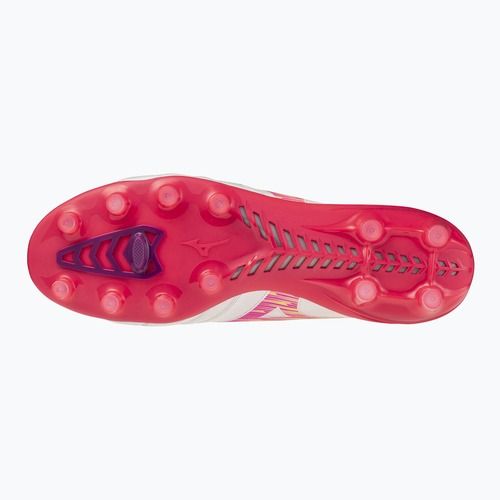 Buty piłkarskie Mizuno Morelia Neo IV Beta Elite FG white/pink tetra/fuchsia purple