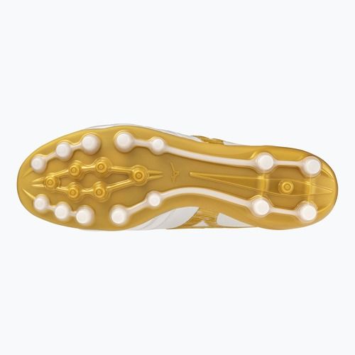 Buty piłkarskie Mizuno Morelia Neo IV Beta Japan AG white/mp gold/cool gray 3c