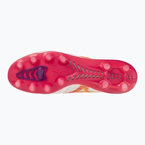 Buty piłkarskie Mizuno Morelia Neo IV Beta Japan FG white/pink tetra/fuchsia purple