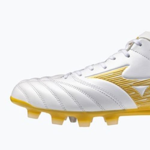 Buty piłkarskie Mizuno Morelia Neo IV Pro FG white/mp gold/cool gray 3c