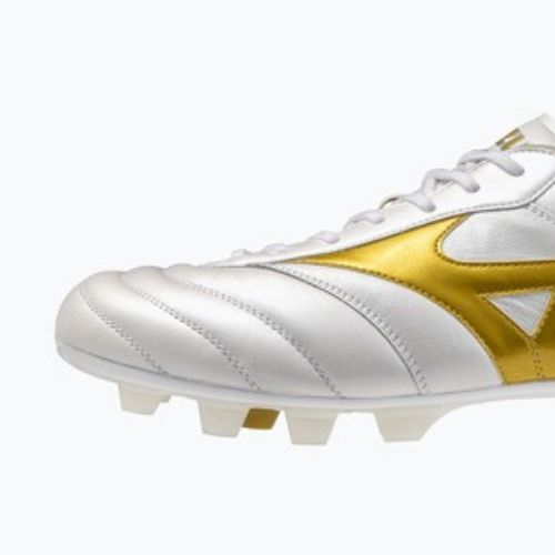 Buty piłkarskie Mizuno Morelia II Elite FG white/football gold/galaxy silver