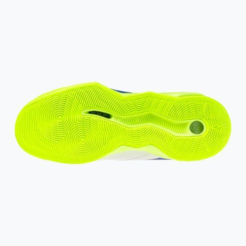Buty do siatkówki Mizuno Wave Momentum Pro Mid white/lightning yellow/dazzling blue