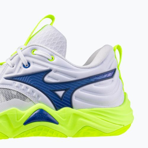 Buty do siatkówki Mizuno Wave Momentum Elite white/lightning yellow/dazzling blue