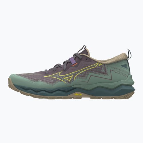 Buty do biegania damskie Mizuno Wave Daichi 9 granite green/fortune yellow
