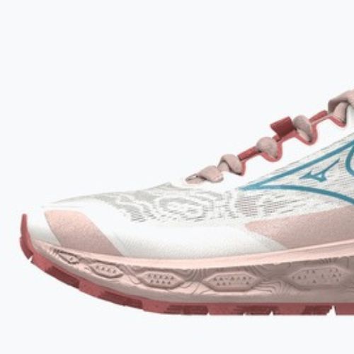 Buty do biegania damskie Mizuno Wave Mujin 11 snow white/larkspur/faded rode