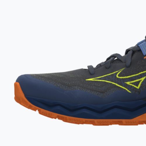 Buty do biegania męskie Mizuno Wave Daichi 9 estate blue/lightning yellow