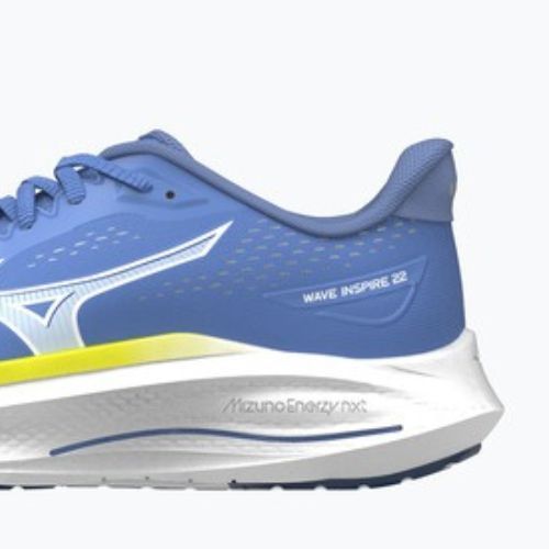 Buty do biegania damskie Mizuno Wave Inspire 22 ultramarine/white/lightning yellow
