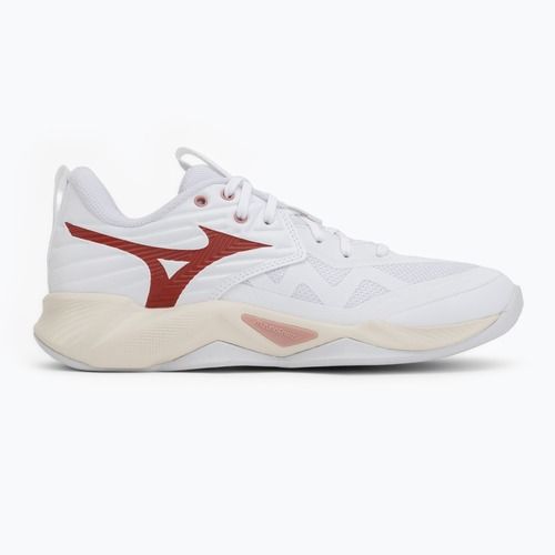Buty do siatkówki damskie Mizuno Wave Momentum Pro white/rose elegance/lava falls